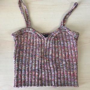 Ribbed Knit Crop Top